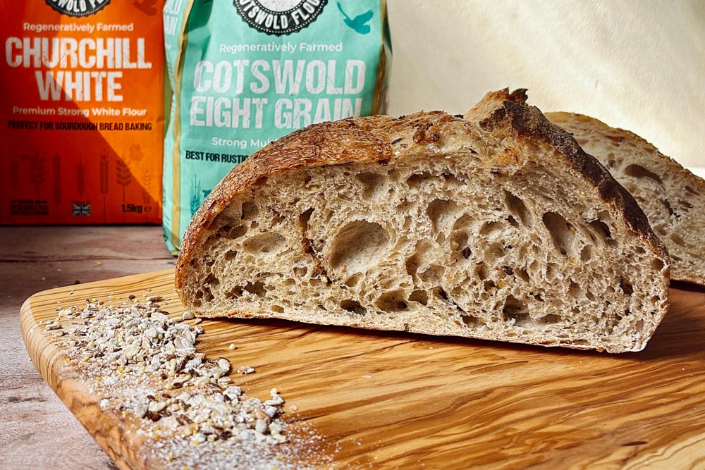 Regen Eight Grain Sourdough Batard Recipe