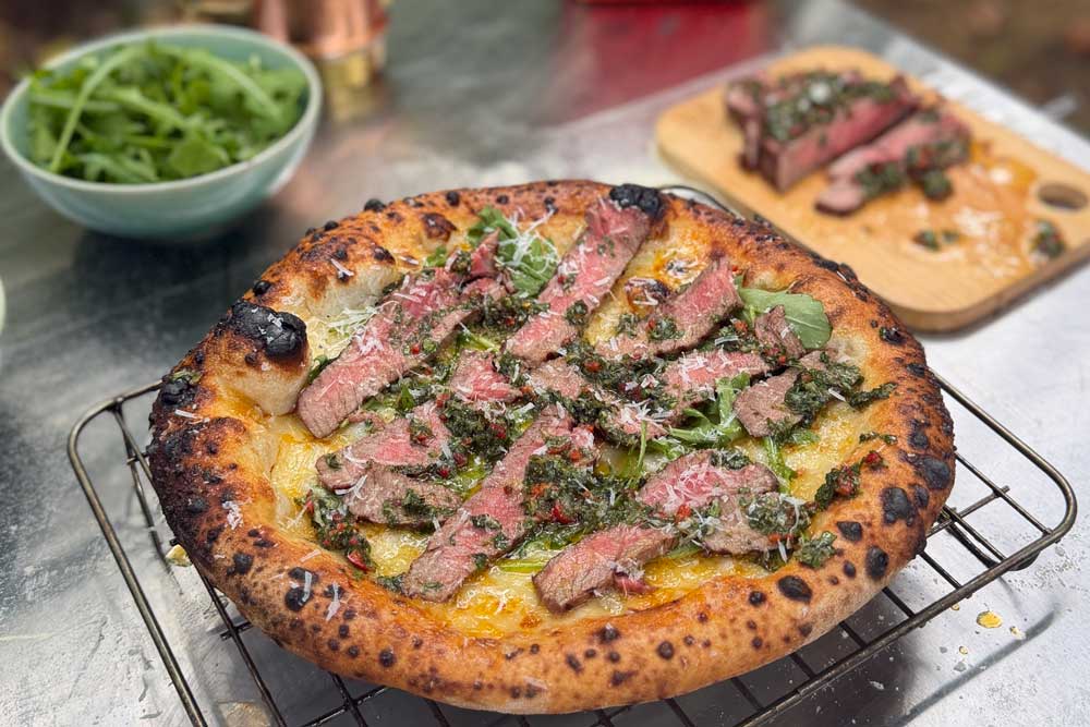 Steak. Chimi. Pizza!