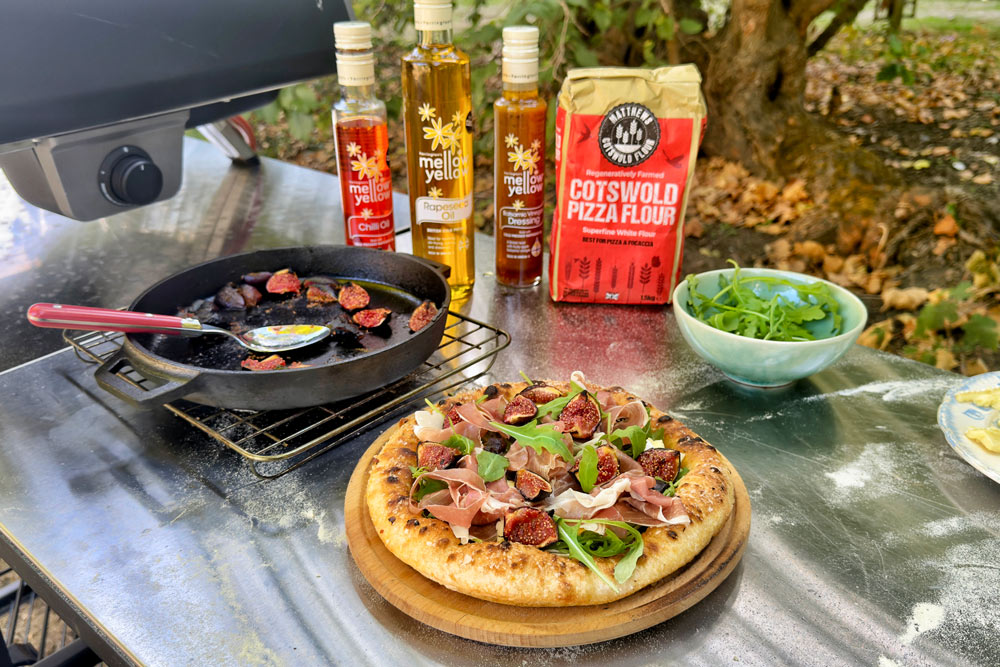 Rich's Autumn Salad Pizza Recipe