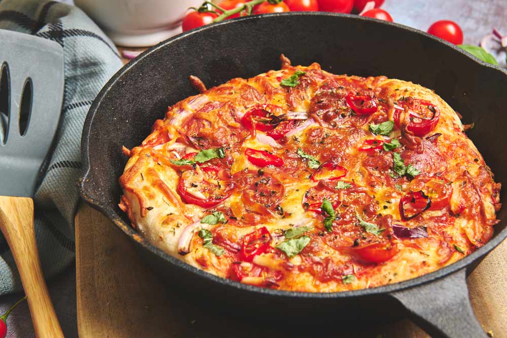 Regenerative Frying Pan Pizza Recipe