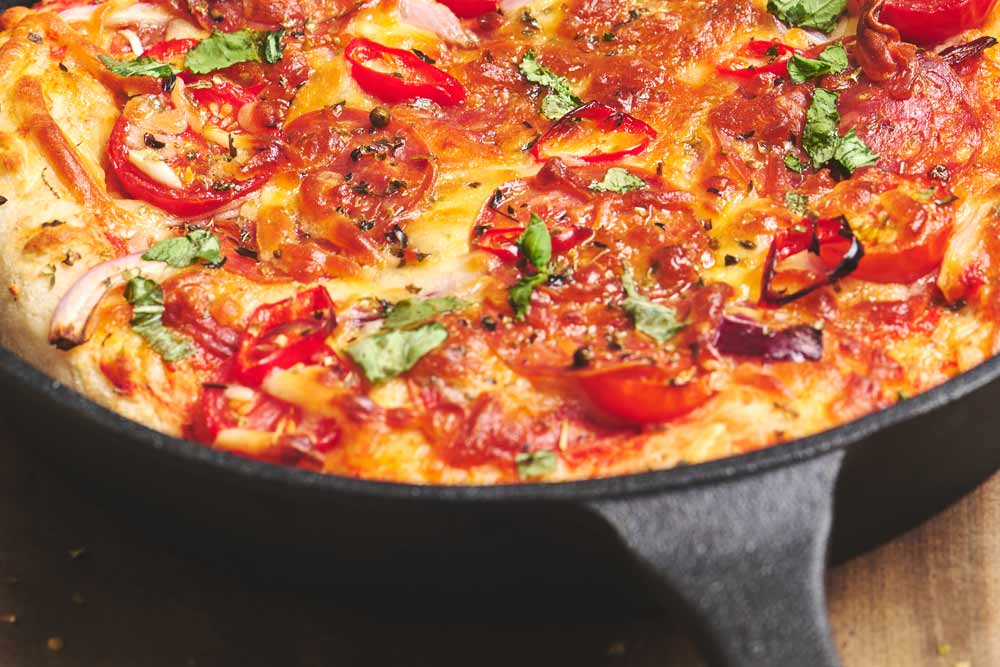 Regenerative Frying Pan Pizza Recipe