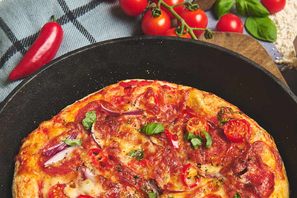 Regenerative Frying Pan Pizza Recipe