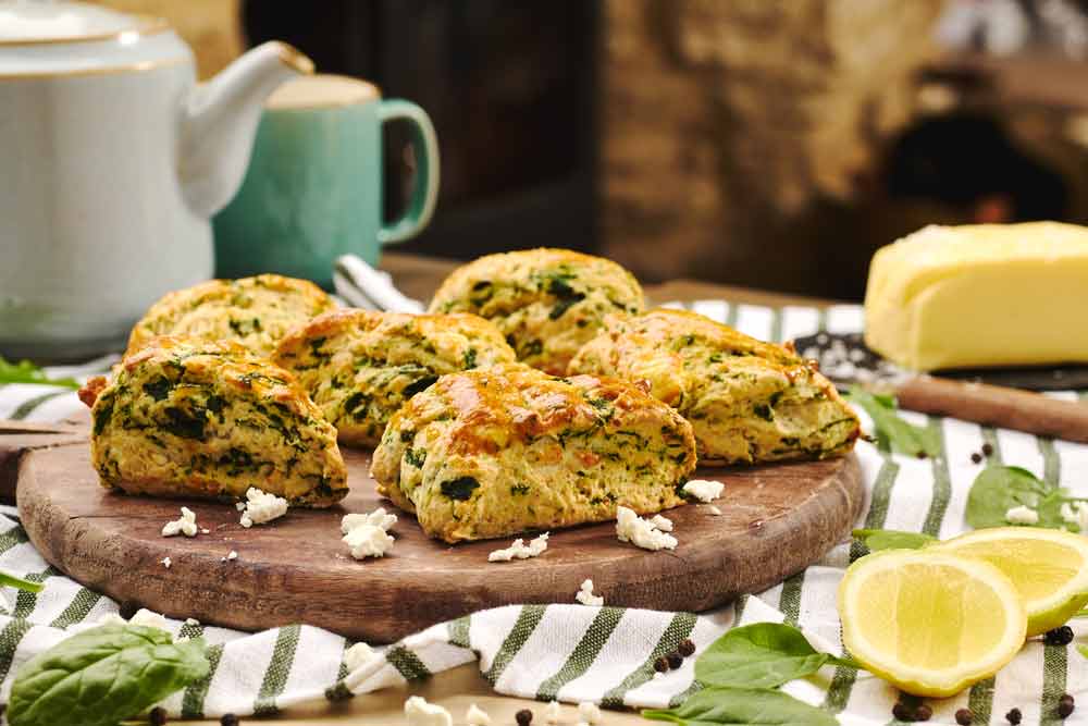 Regenerative Spanakopita Scones Recipe