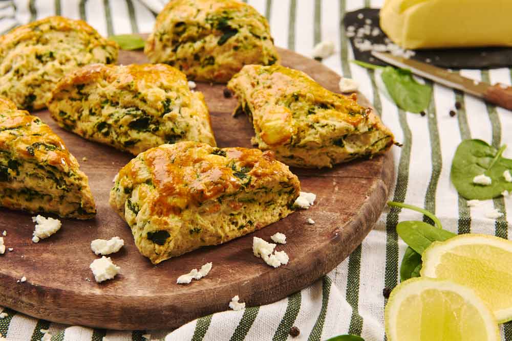 Regenerative Spanakopita Scones Recipe