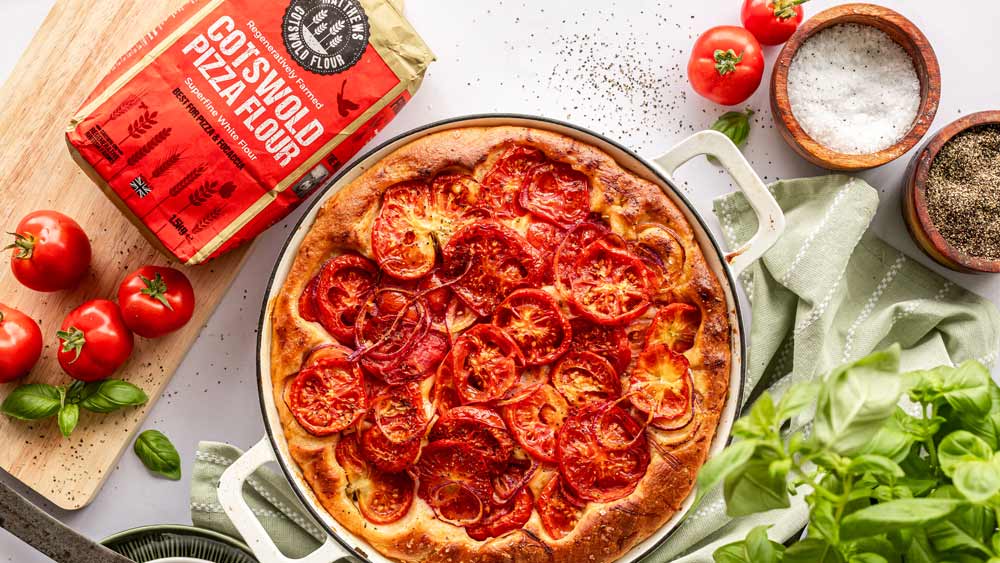 Tomato, Parmesan & Fennel Flatbread Recipe