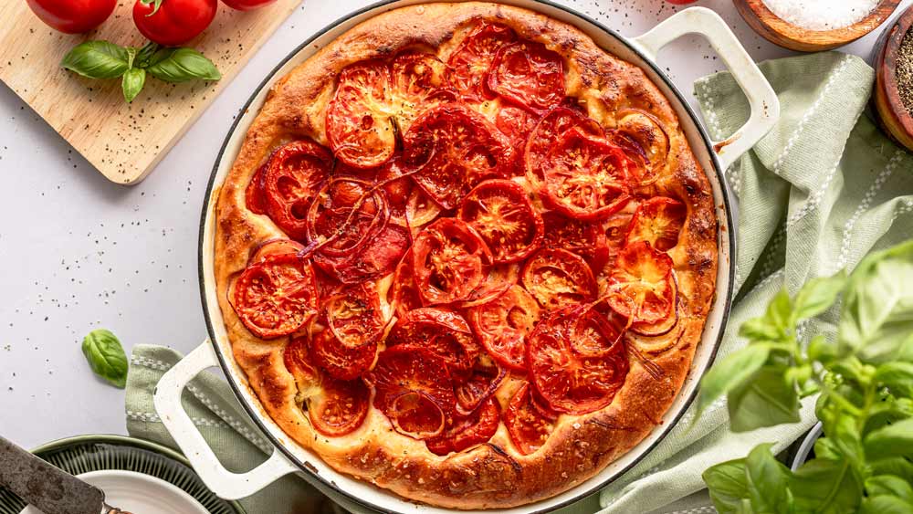 Tomato, Parmesan & Fennel Flatbread Recipe