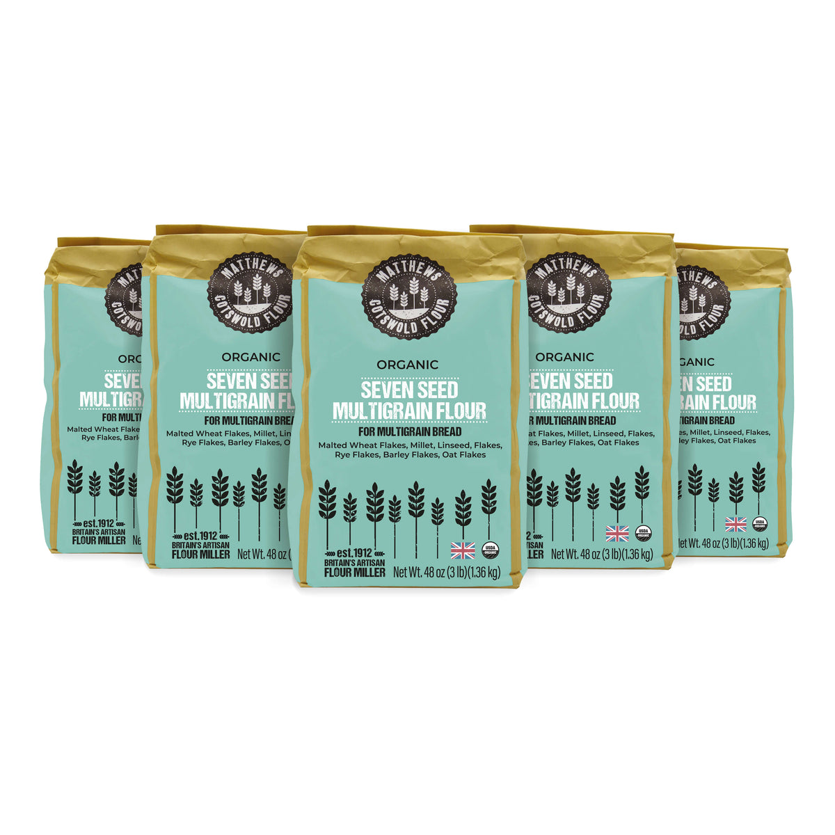 Cotswold Organic Seven Seed Multigrain Flour - Cotswold Flour
