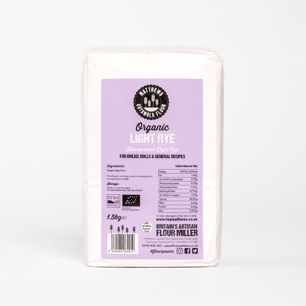 M&S Light Rye Flour 1kg, British Online
